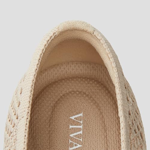 Image of VIVAIA Women's Margot 2.0 Square-Toe Ballet Flats