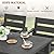 Cozyman Patio Table and Chairs Set, HDPS Outdoor Dining Set for 6, Patio Furniture for Deck, Poolside, and Backyard, Dark Gray