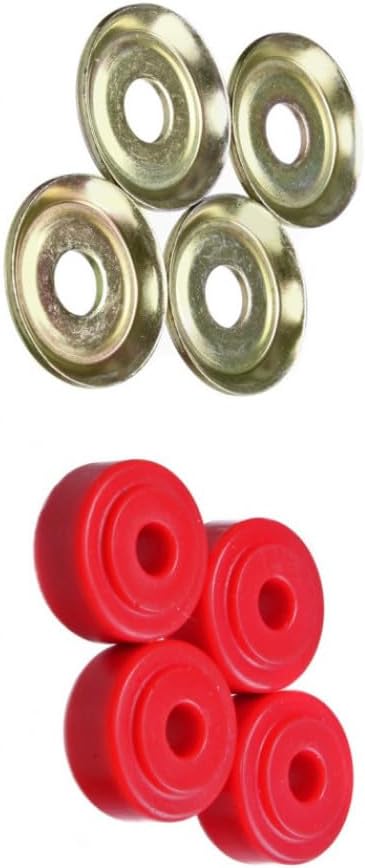 Energy Suspension Shock Eye Bushings 7/8in Nipple 3/8in ID 1-1/4in OD - Red