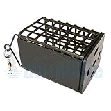 DD-Tackle Karpfen Futterkorb Eckig Feederkorb Method Feeder + Wechselboden 10g - 100g Blei (Gewicht 40g)