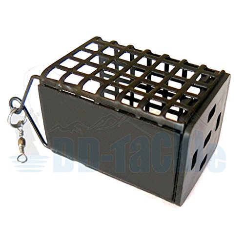 Carpe Doublure Panier rectangulaire Feeder Panier Method Feeder + Changement de sol 10 g - 100 g plomb, Gewicht 100g Cover