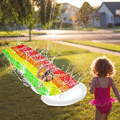 【480 x 80 cm】 Gartenwasserrutschen Wasserrutschen Für Den Garten Rasenwasserrutschen, Wasserrutsche, Dicke… – Bild 3