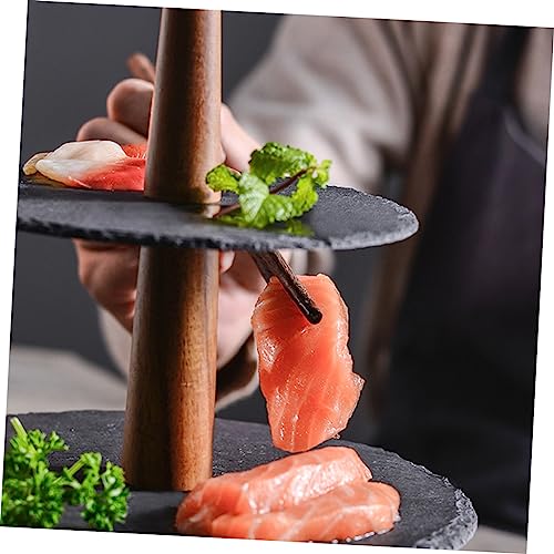 Plato japonés redondo para sushi y snacks miniatura 5