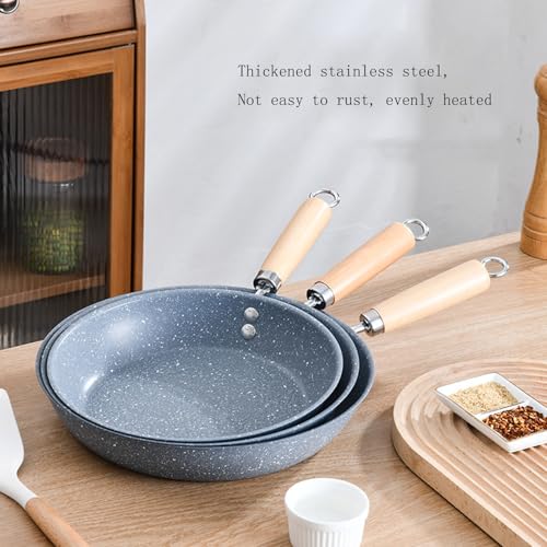Wok de acero con fondo plano antiadherente miniatura 6