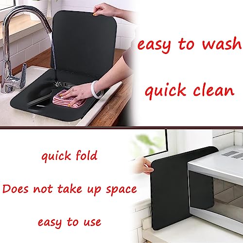 Pare-Graisse en acier pliable pour cuisinière et barbecue
