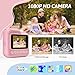 Kids Camera Instant Print Photo for Kids Age 3-12,Instant Print Digital Camera with 1080P Videos Toddler Portable Travel Camera Christmas Birthday Gifts for 7 8 9 10 Year Old Girls Boys with 32GB Card