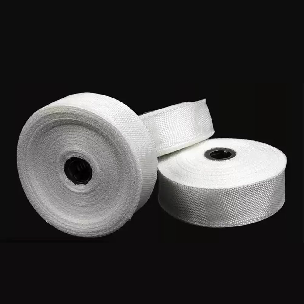 Nastro in tessuto in fibra di vetro - Striscia in fibra di vetro ignifuga 500-600 ℃ 1 pcs(6cmx14mx0.5mm)