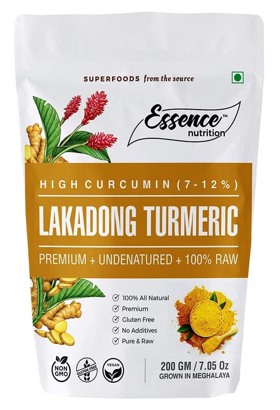 Essence Nutrition Lakadong Turmeric Powder 1kg (200 Grams x 5) - Worlds Best Turmeric [Highest Curcumin, Undenatured, Raw] (B0C154KBBQ) Amazon Price History, Amazon Price Tracker