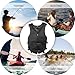 Adjustable Buoyancy Swim Vest, Neoprene Safety Jacket with Breathable Mesh & Double Buckles, for Boating, Snorkeling, Kayaking, Paddle Boarding