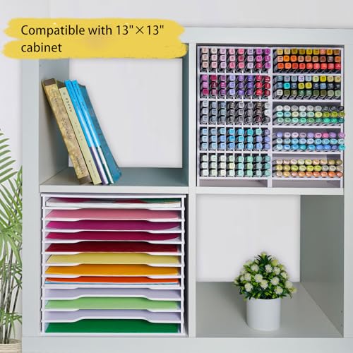 SANFURNEY Marker Pen Organizer Holder, 40 Slots Art Marker Rack Craft Art Supply Storage, Markers Pens Colored Pencils Storage Holder for Desktop Home Classroom Office by SANFURNEY - Image 5