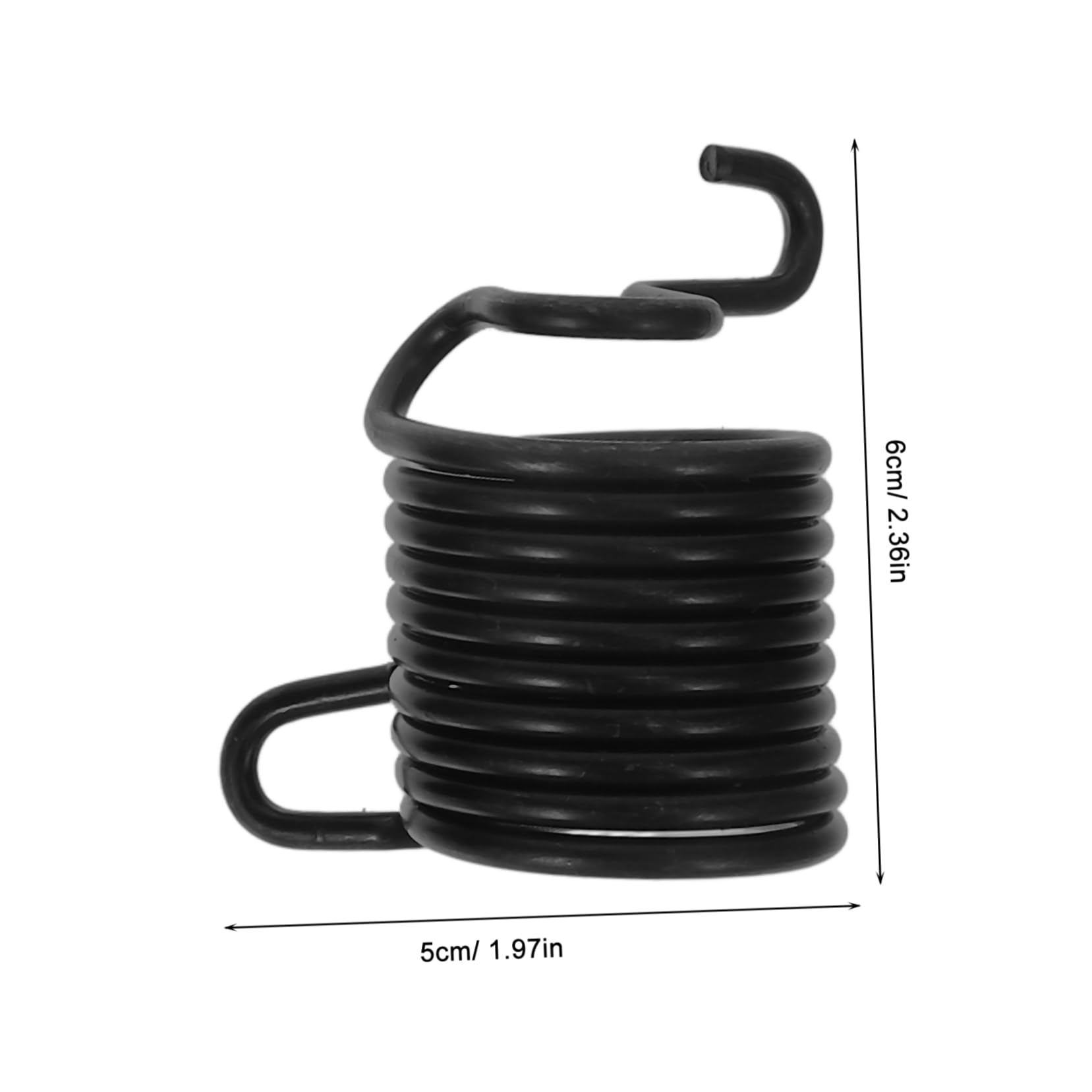 3pcs Pneumatic Shovel Accessories Chisel Spring Pneumatic Shovel Springs Retainer Pneumatic Tool Accessories Air Hammer Hammer Retainer Spring Steel Black SOLUSTRE