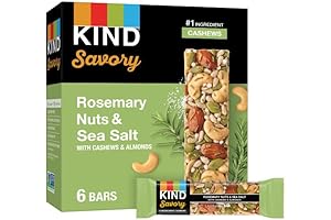 KIND Bars: Rosemary Nuts & Sea Salt, Healthier Snacks Made with Wholesome Ingredients