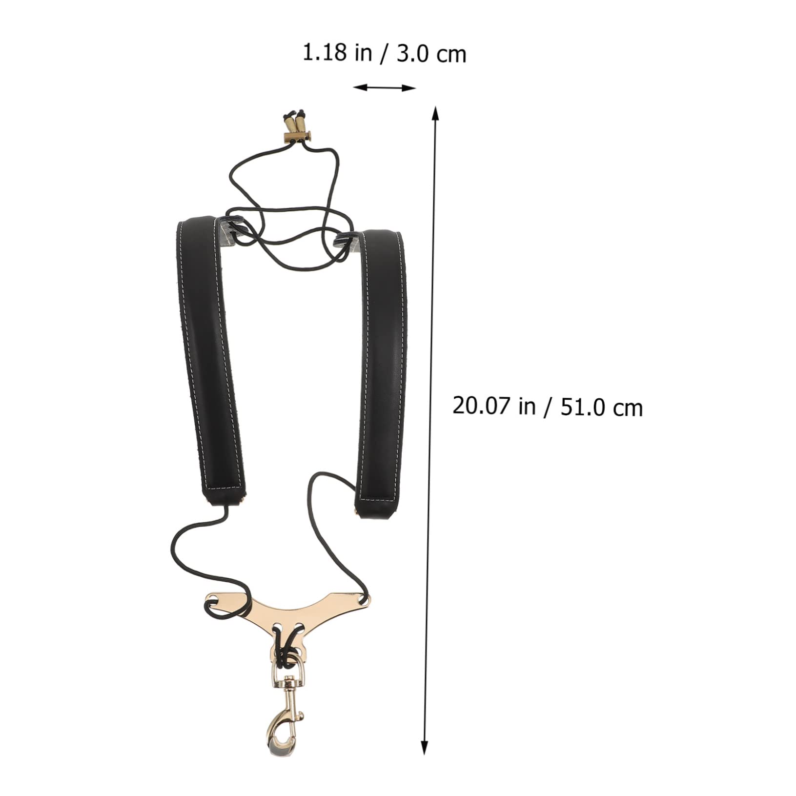 Abaodam Harnais De Saxophone Portable Sangle Épaule Pour Saxophone Sangle De Poitrine