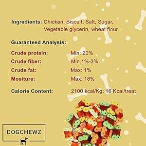 DOGCHEWZ-Chicken-Wrapped-Biscuits-for-Dogs-All-Natural-Ingredients-Free-from-Artificial-Additives-1-LB-Bag-58-62-Pieces - Cucciolini Doodles   DOGCHEWZ-Chicken-Wrapped-Biscuits-for-Dogs-All-Natural-Ingredients-Free-from-Artificial-Additives-1-LB-Bag-58-62-Pieces