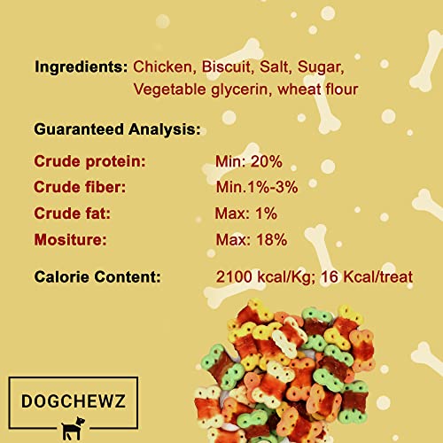 DOGCHEWZ-Chicken-Wrapped-Biscuits-for-Dogs-All-Natural-Ingredients-Free-from-Artificial-Additives-1-LB-Bag-58-62-Pieces - Cucciolini Doodles   DOGCHEWZ-Chicken-Wrapped-Biscuits-for-Dogs-All-Natural-Ingredients-Free-from-Artificial-Additives-1-LB-Bag-58-62-Pieces