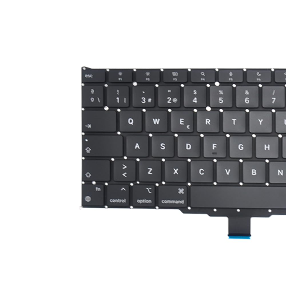 Repuesto Retroiluminación Español Teclado ESPAÑOL Compatible para MacBook Air Retina 13" M1 A2337 Finales de 2020 Año Teclado + Tornillos + Destornillador