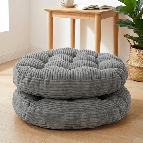 Large Floor Pillow for Adults, 22x22' Memory Foam...