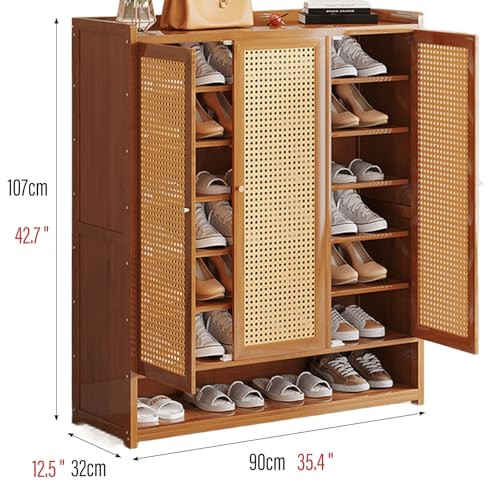 Étagère à chaussures en bambou pour optimiser les petits espaces - 2
