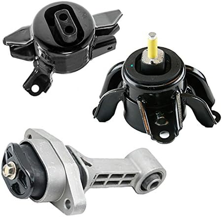Compatible with 2012-2016 Kia Rio 1.6L Auto Motor & Transmission Mount Set 3pcs : A71004, A71020, A71029 - K2296