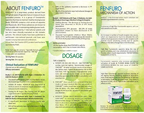 Image of dietary supplement- for healthy blood glucose management /blood sugar, patented, clinically evaluated, natural -30 capsules (Pack of 2)