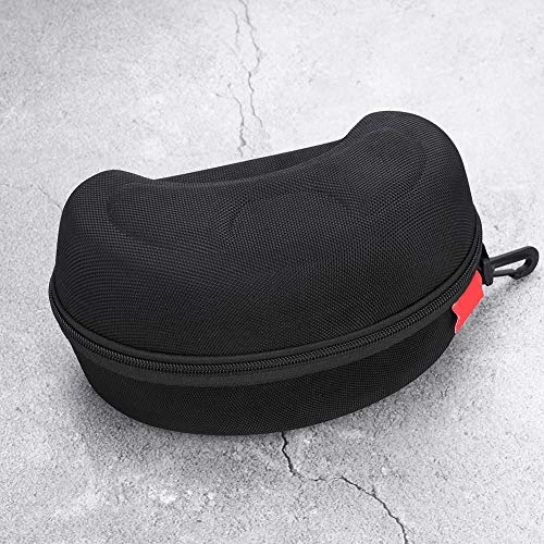 RiToEasysports Pudełko na okulary narciarskie, na snowboard, okulary, twarde etui z zamkiem błyskawicznym, pokrowiec ochronny