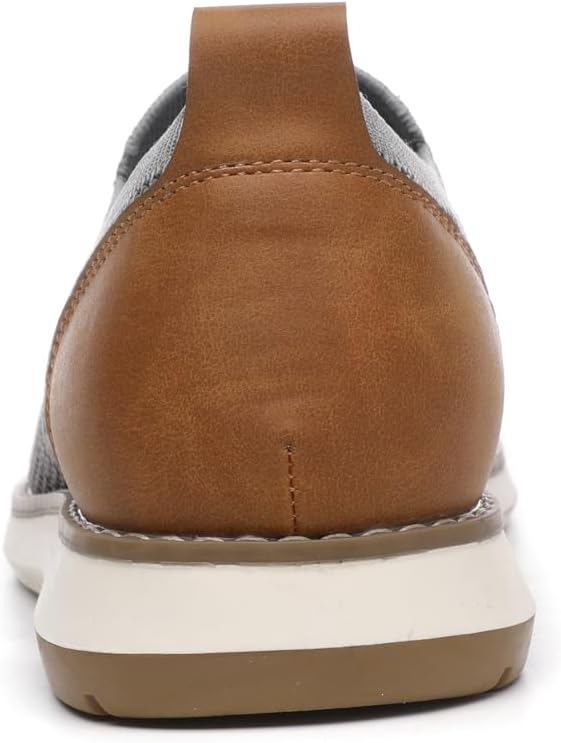 DECARSDZ Men's Loafers Casual Slip On Shoes Knit Mesh Fabric Shoe C021