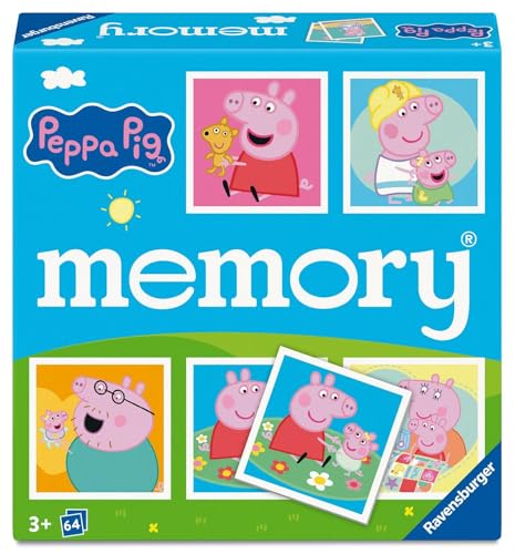 Ravensburger - Memory Peppa Pig New Baby | Juegos De Cartas para Niños | Juegos Infantiles | Ideas Regalo | Memory Juego Niños De 3 Años O Más