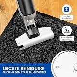 Gentle North Hochwertige Fußmatte grau-schwarz 40x60 groß für Innen & Außen - Schmutzfangmatte rutschfest, waschbar & wetterfest - Fussmatte für Eingangsbereich & Aussenbereich - Läufer Flur dünn