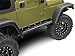 Hooke Road Wrangler TJ Rocker Panel Guards Running Board Side Armor Rock Sliders for 1997-2006 Jeep Wrangler TJ Side Step Nerf Bar