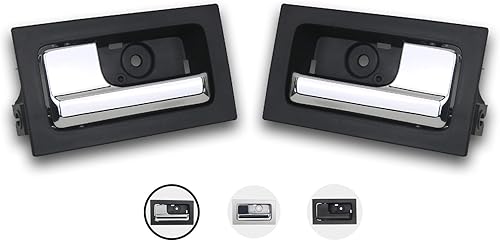 TQPONLY Manija de puerta interior, compatible con Ford F150 2009-2014 delanteratrasera izquierda del conductor y lado derecho del pasajero (palanca