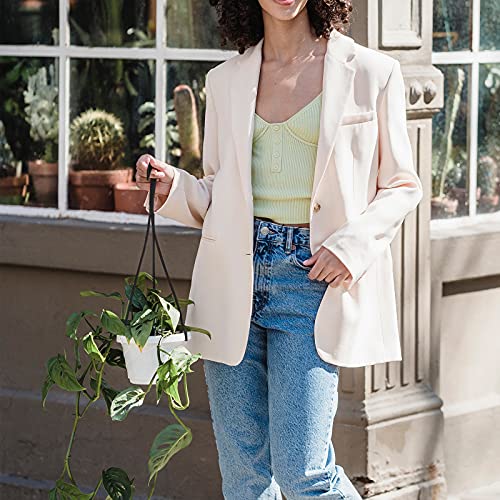 Cosmos 6 Pieces Plastic Hanging Basket Hooks Hanging Planter Holder Flower Pot Hangers For Outside And Indoor Small Flower Pots thumb #6