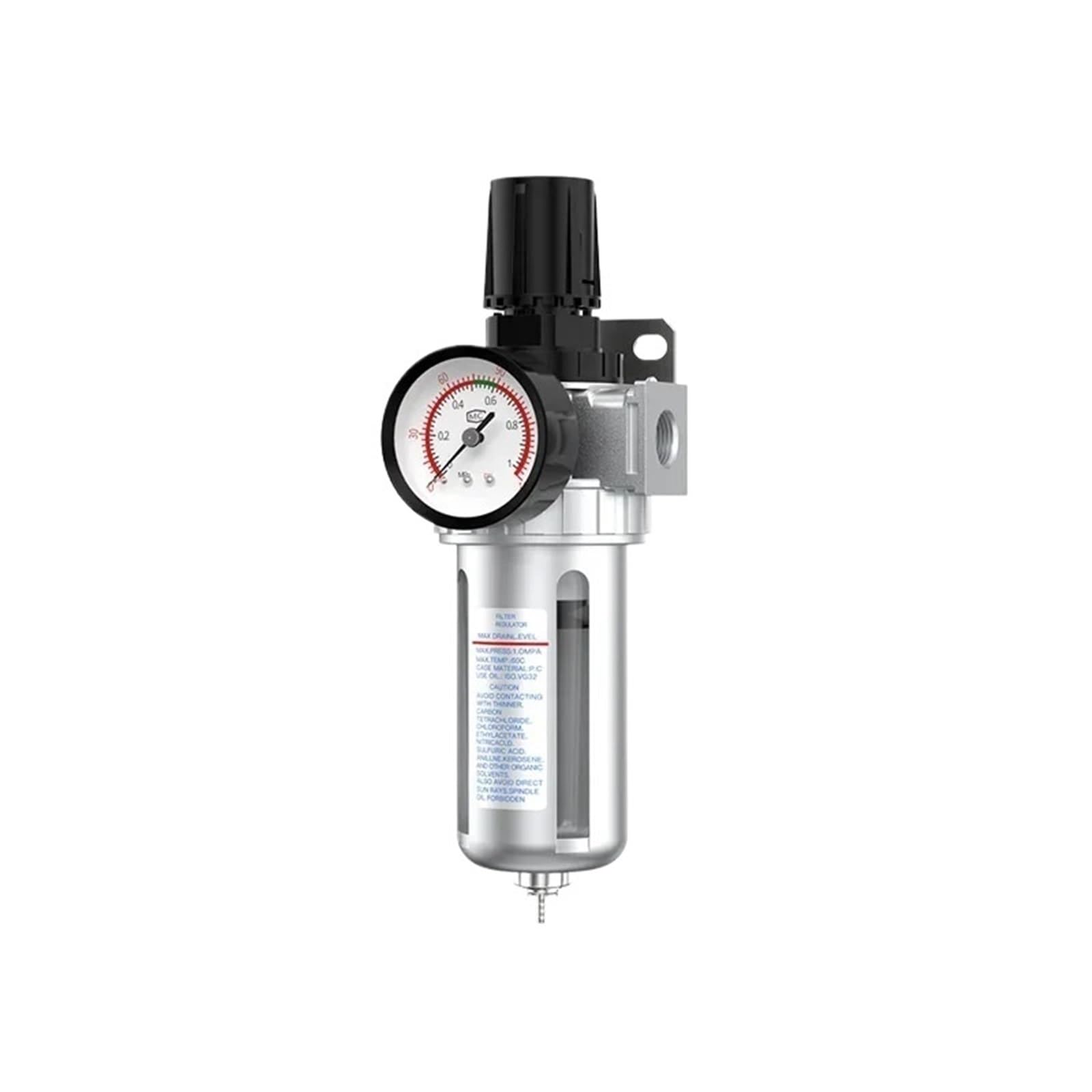 SFR-200 1/4 SFR-300 3/8 SFR-400 1/2 Compresor de aire Humedad Agua Aceite Lubricador Trampa Filtro de cobre Regulador Regulador de aire(SFR-200)
