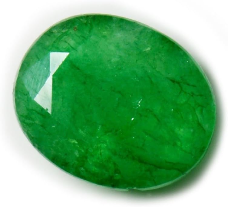 Natural Genuine Emerald Loose Gemstone 8.5 Carat Oval Shape May Birthstone at Wholesale Price