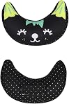 Kids Travel Neck Pillow Car Seat Belt Cover Comfort Seat Belt Shoulder Pad for Car Seat Pushchair Airplane Train Travel Pillow Head Neck Support Universal Fit Travel Accessories