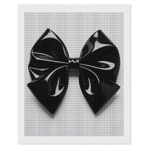 Peinture diamant nœud noir débutant carrée 5D finissez enfin vos toiles DIY