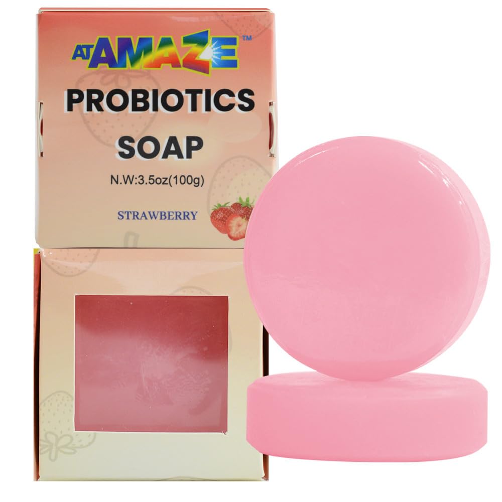 PROBIOTIC CREAM SOAP – 100 G, Mit Bulgarischem Rosenöl & Joghurtprotein, Natürliche Pflanzliche Seife