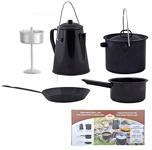 No Label 2302100 Batería De Cocina Unisex, Antracita