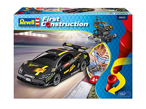 Revell 00910 First Construction Rennwagen, schwarz für Kinder ab 4 Jahren – Bild 3