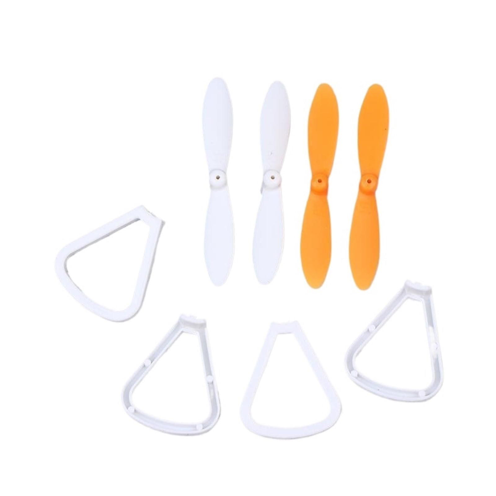 4/8 Uds Accesorios Hélices Protectores Anillos Protectores R/C Piezas De Repuesto Micro Avión Quadcopter For H702 RC Drone Juguete De Control Remoto(1Set)