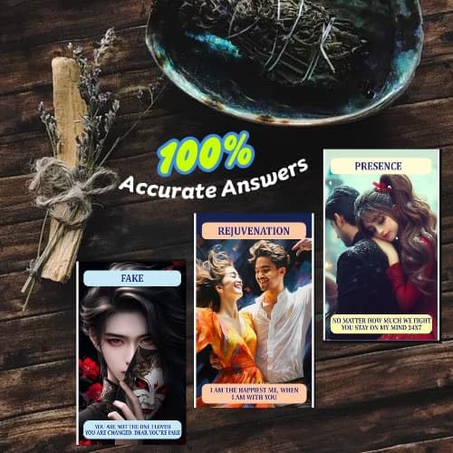 Image of BE Positive Current Feelings Tarot Card Deck Love Oracle Deck Romance Tarot Twin Flame Message Love Cards Partner Feelings
