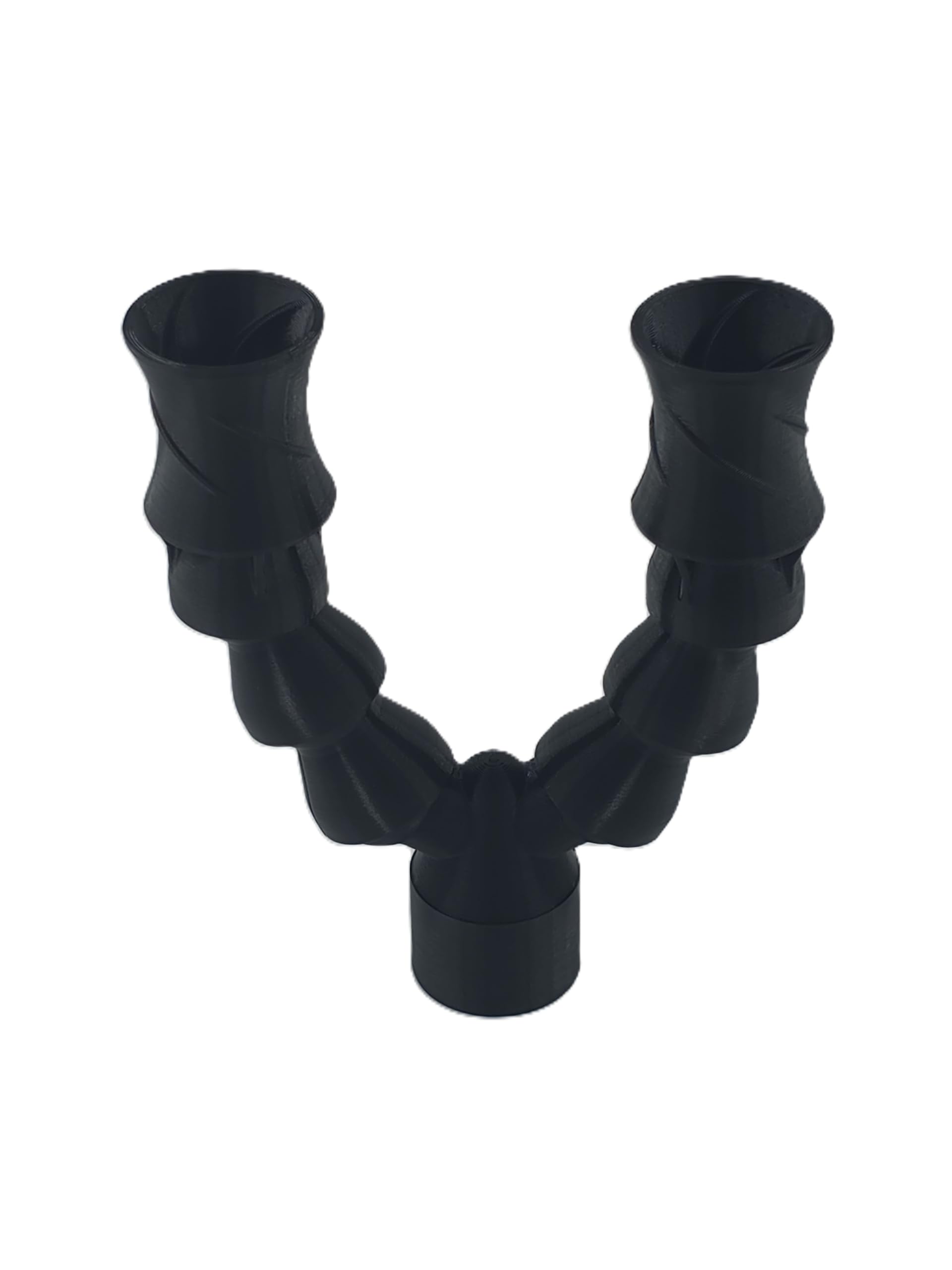 Generador de flujo aleatorio dual para acuarios refrigerados de mar rojo, adaptador de 25 mm a 1/2 pulgada, material PETG, sistema de mejora de circulación de agua de tanque de arrecife con 2