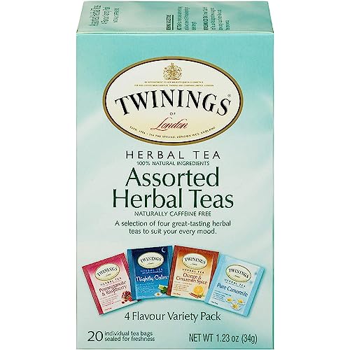 Twinings Assorted Herbal Tea Bags, 20 Count (Pack Of 6) #TOP22