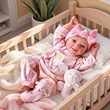 BABESIDE Lifelike Reborn Baby Dolls Girls - Sunny 17 Inch Cute Realistic Newborn Baby Dolls Soft Vinyl Poseable Real Life Baby Dolls with Gift Box for Kids Age 3+