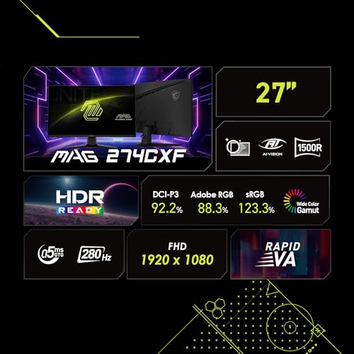 MSI MAG 274CXF 27-inch Curved thumbnail 2