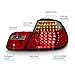 AmeriLite 2 Door L.E.D Taillights Red/Smoke 4Pcs for BMW 3 Series E46 - Passenger and Driver Side