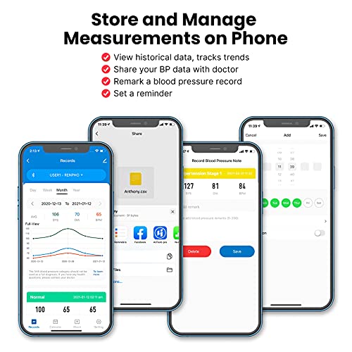 RENPHO-FSA-HSA-Eligible-Blood-Pressure-Monitor-for-Home-Use-Father-Day-Gifts-Bluetooth-Smart-BP-Machine-with-Wide-Range-Cuff-for-Large-Size-Adult-Arms-Muti-User-Data-Storage-Family-Supplies 51TLp f qMS