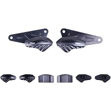 T-Rex Racing No Cut Frame Sliders Compatible with Aprilia 2021-2022 RSV4 Factory 1100 / Tuono V4 Factory No Cut Frame Sliders w/Aluminum Inserts Black
