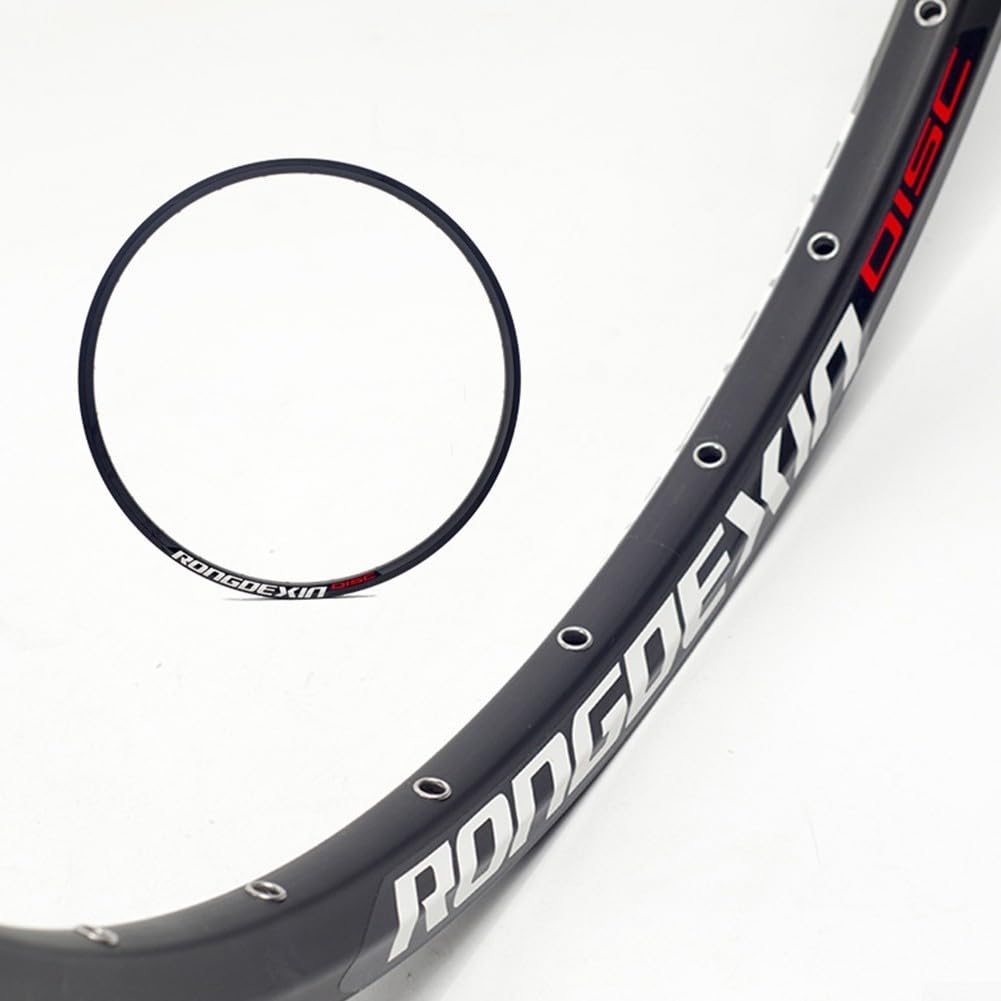 Mountain bike double disc wheel rim, 24 inch, aluminum alloy, 24/28/32/36 holes (28 holes)
