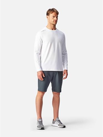 White Long Sleeve Crew Neck Shirt by Henri Lloyd