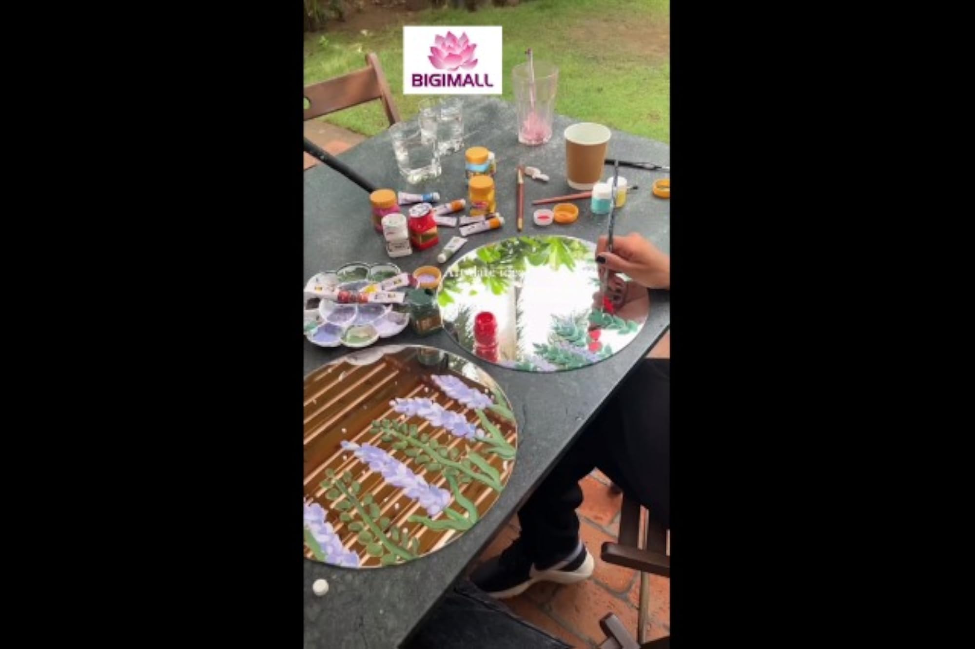 Acrylic Silver Mirror Sheet Circle for DIY Projects